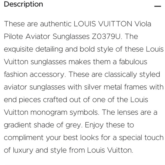Louis Vuitton Viola Pilot Sunglasses - Picture 5 of 16